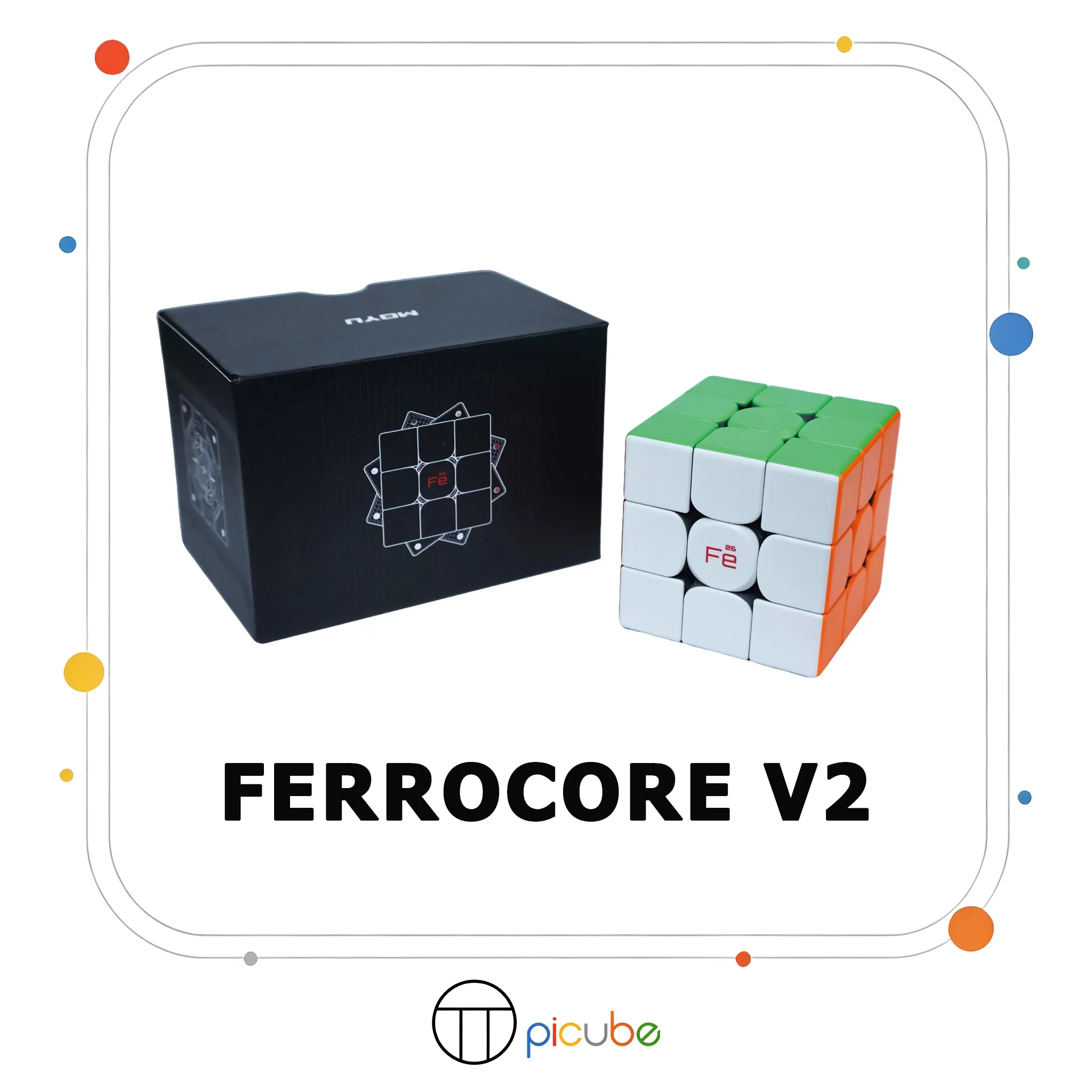 [Picube] MoYu WeiLong WRM V11 Cubicle FE Ferrocore V2 Magnetic Speed Cube Ball-Core Matte Version 3X3 Speed Cube Cubo Magico