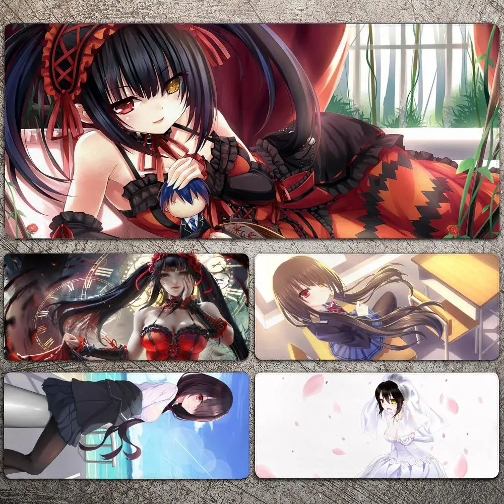 

Date A Live Tokisaki Kurumi Mousepad Large Gaming Mouse Pad LockEdge Thickened Computer Keyboard Table Desk Mat