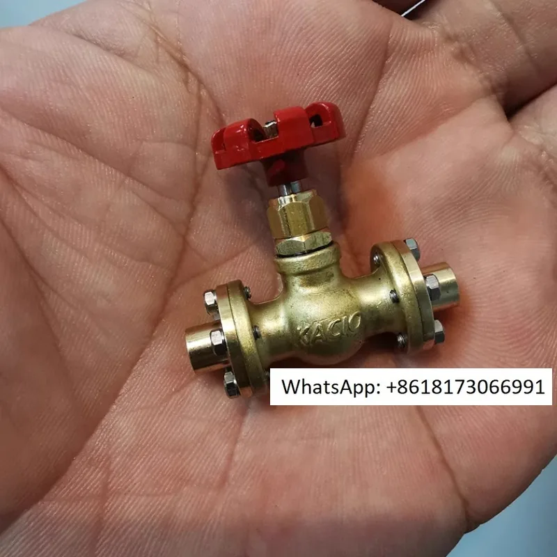 KACIO model valve micro straight through angle model MINI for boiler steam engine