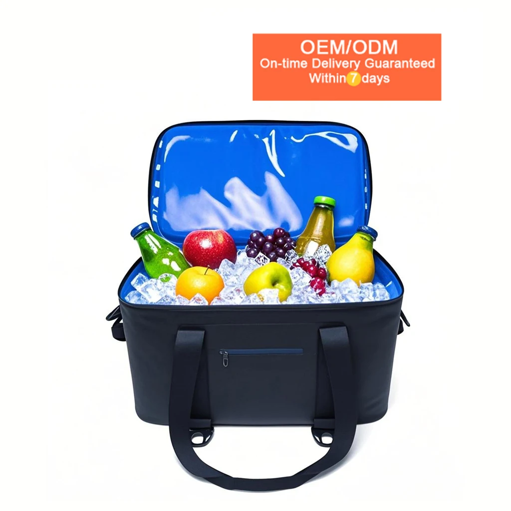 Ready to Ship Soft Custom TPU Insulated Lunch Box  Picnic Wine Bottle Cooling Tote for Food Storage Thermal Cooler Bags