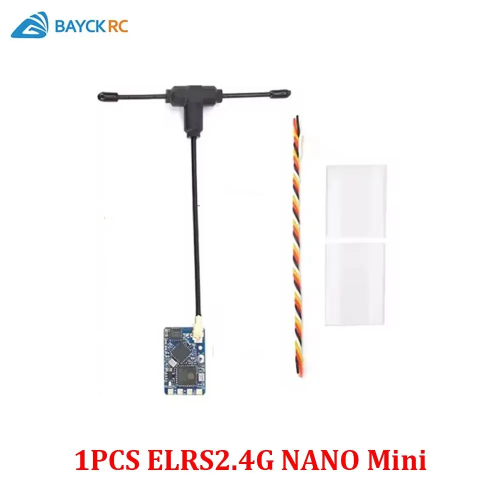 

BAYCK ELRS 2.4GHz NANO ExpressLRS Receiver with T Type Antenna Support Wifi For RC FPV Racing Long Range Drone