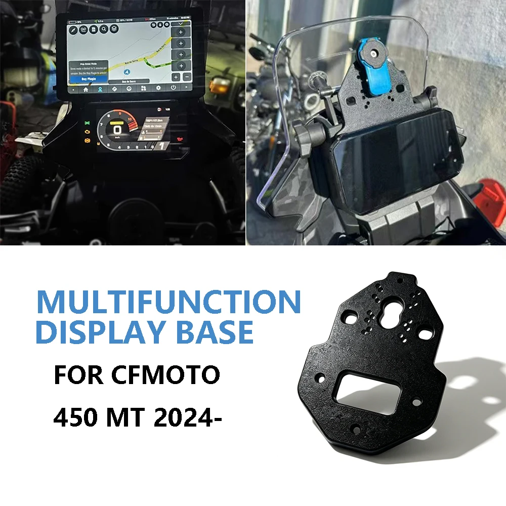 

For CFMOTO 450MT 450 MT 2024-2026 Navigation Bracket GPS Holder Multifunction Display Base GPS Stabiliser