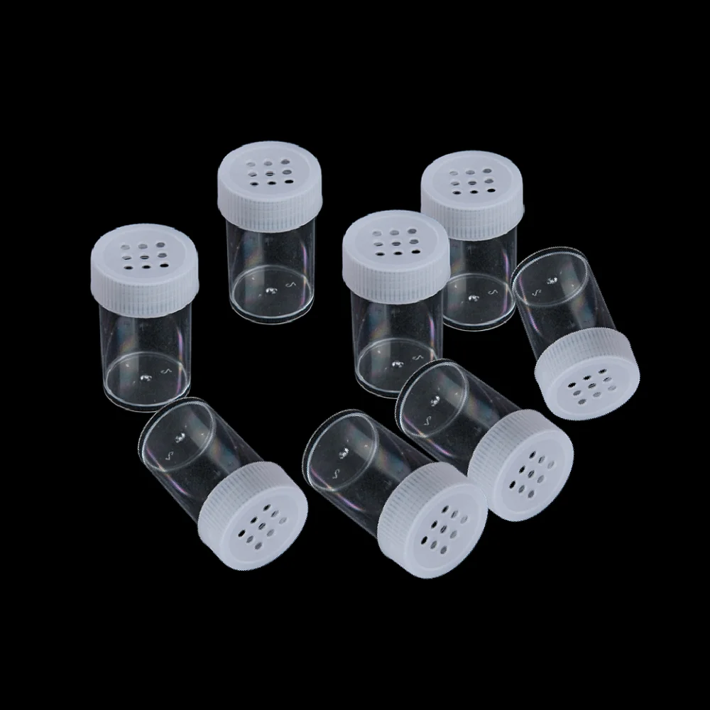 

Storage Bottles Powder Jar With Holes Refillable Bottles for Nail Powder Storing Fragrances, Desiccants, Deodorizers