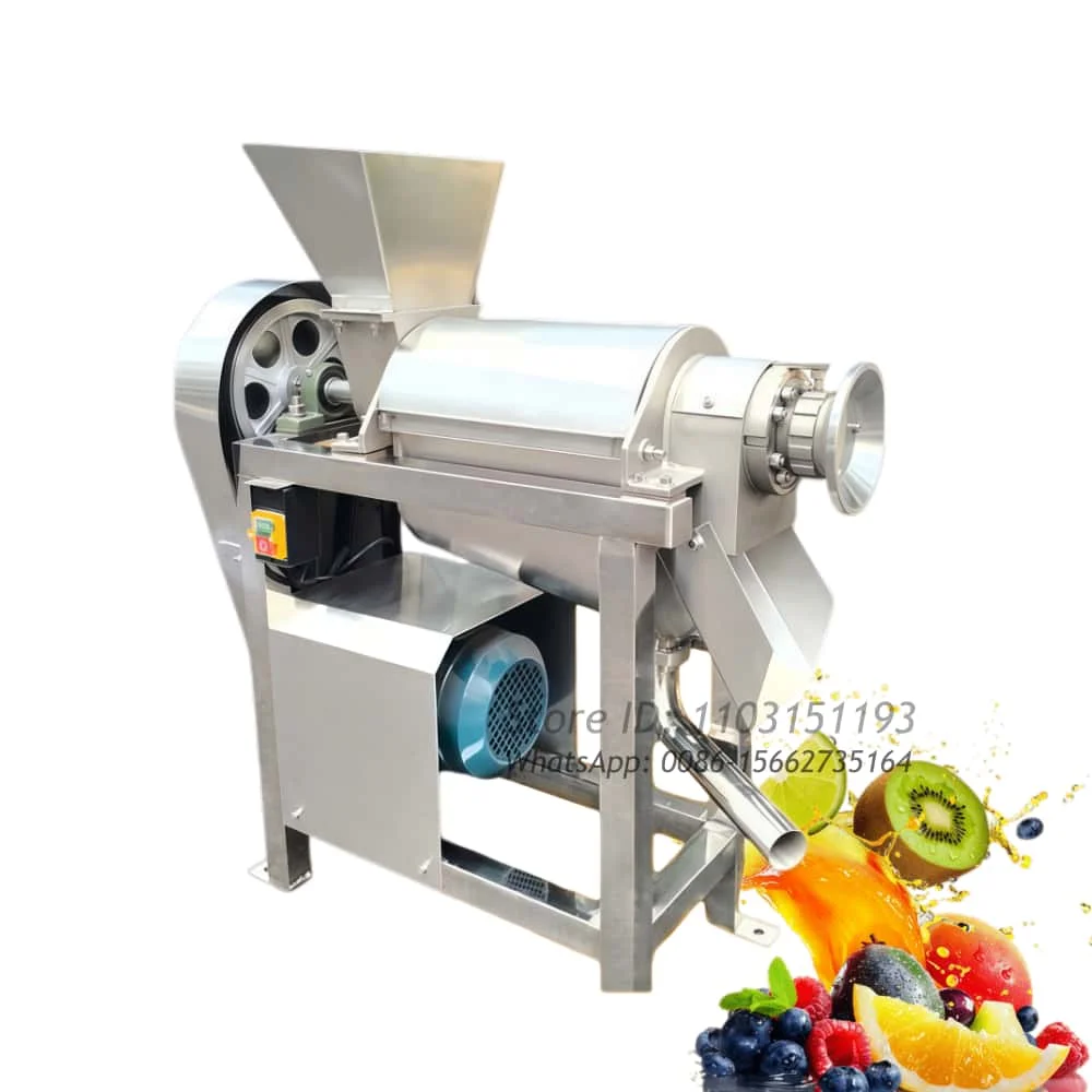 500kg Industrial Cold Press Apple Ginger Juice Machine Screw Press Juicer Equipment Watermelon Pineapple Juice Extractor Machine