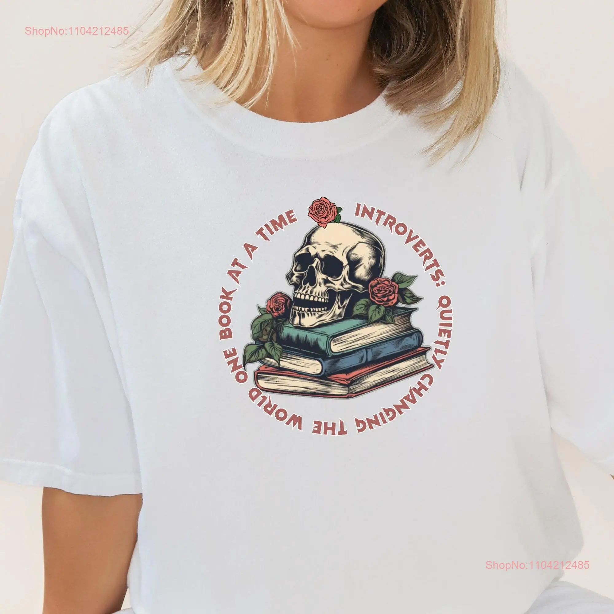 Introverted Book Club T Shirt for Romance Reader Lover Antisocial Vintage Reading Bookworm Bibliophiles Comfort Colors