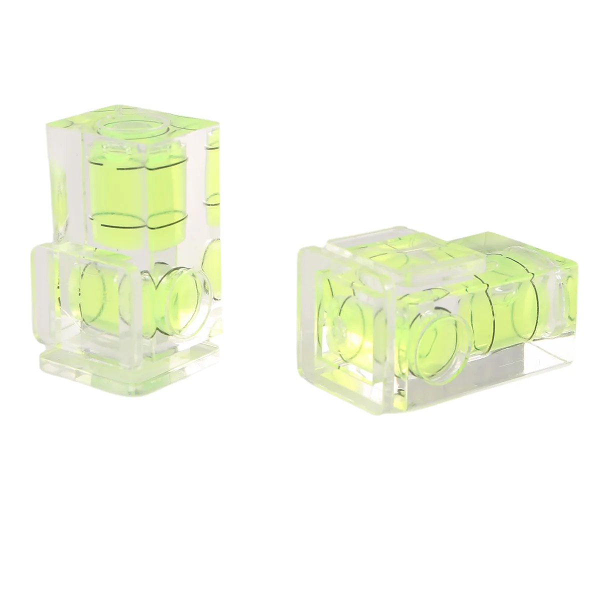 ABKM 2 PCS Hot Shoe Bubble Level Camera Two Axis Spirit Level for Digital and Film Camera