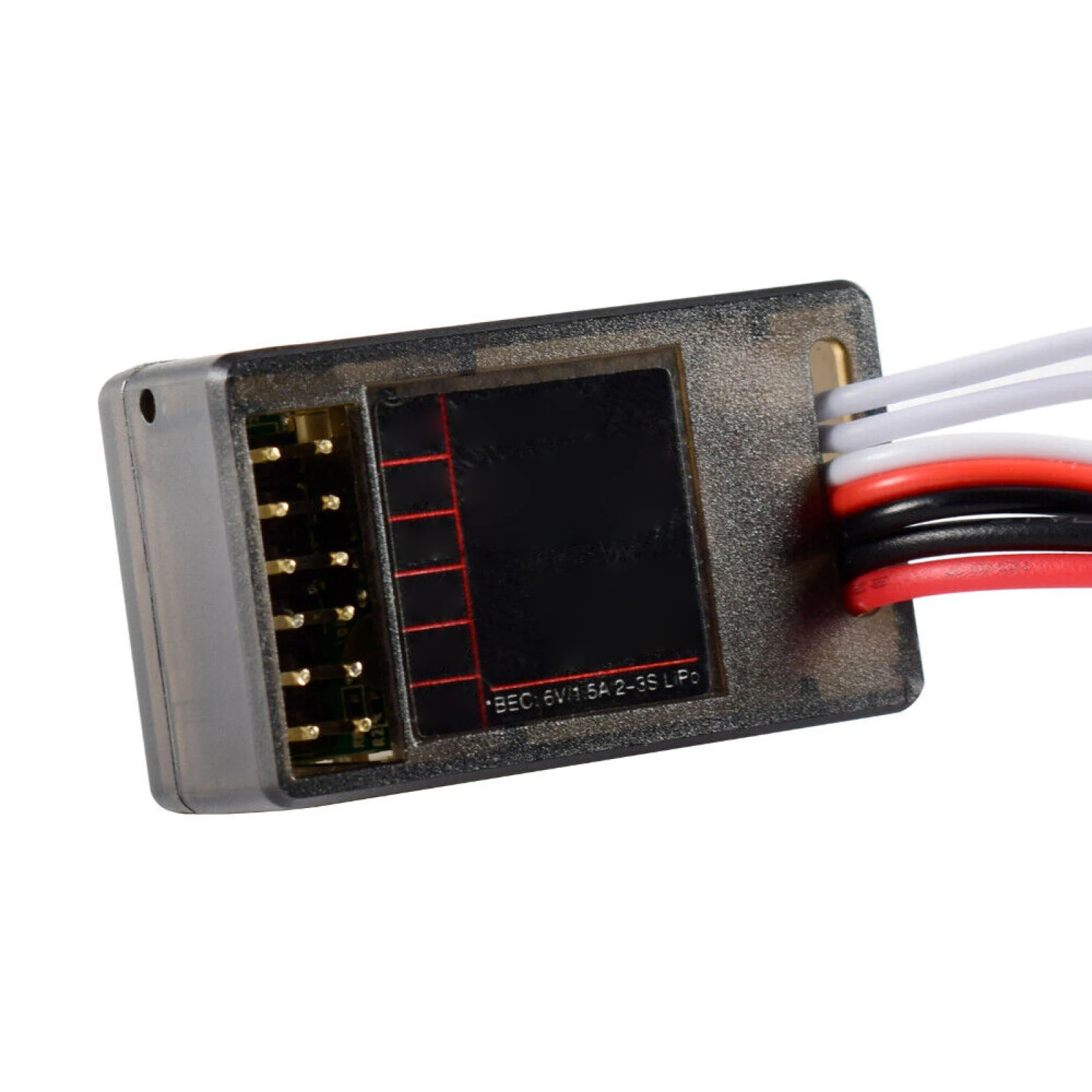 RC Car 10A ESC cepillado con freno de doble vía Control LED controlador de velocidad del Motor ajustable para 1/18 1/24 RC piezas de mejora de coche