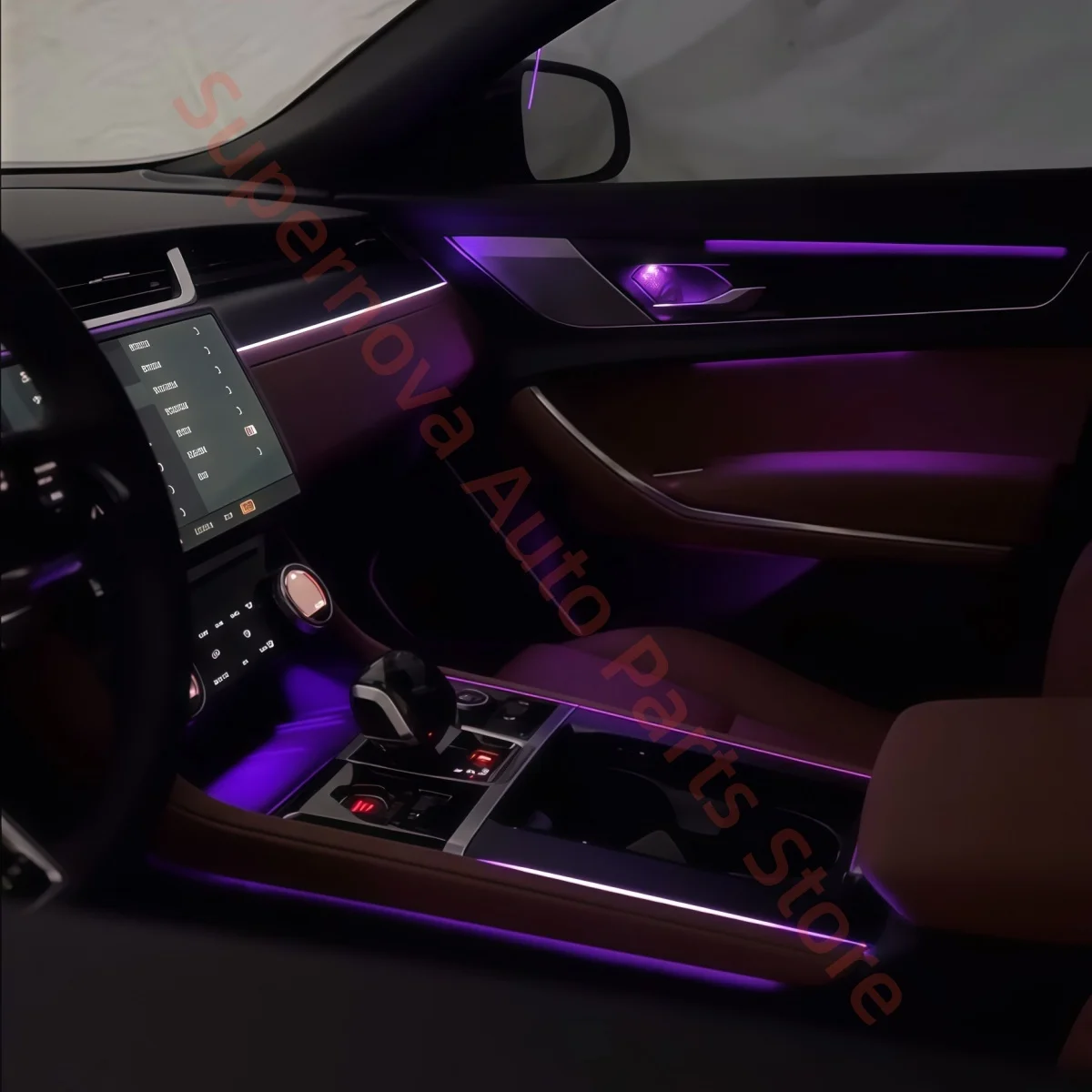 LED Ambient light For Jaguar XE/XEL/XF/XFL 2016-2020 automotive interior lighting upgrade Car accessories  footlights trim strip