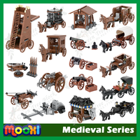 Medieval Military Warfare Ballista Crossbows Carriages Cannon Archery Adult Building Block Set Model Assemble Brick Kid Gift Toy
