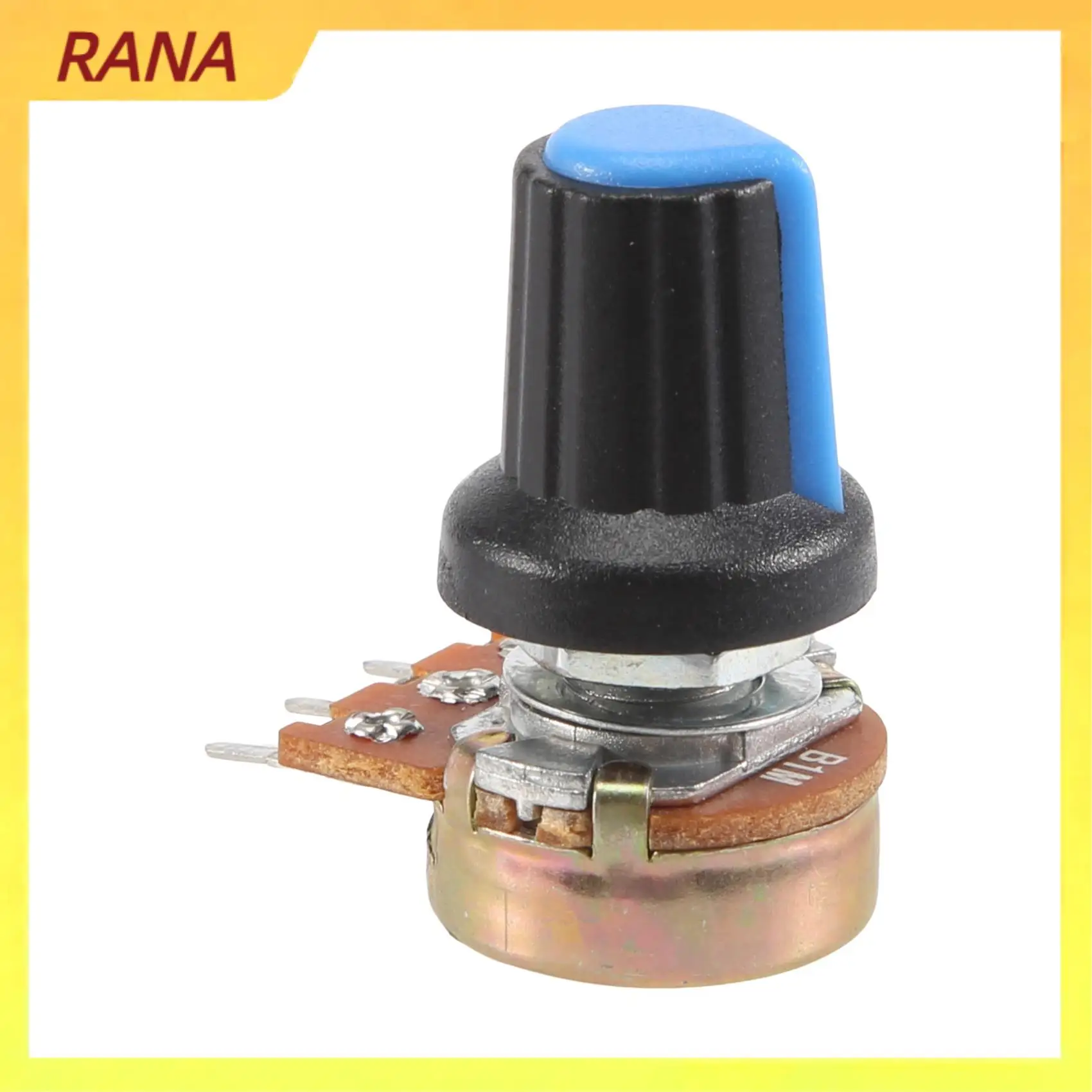 

RANA, 18 шт./кор., WH148, комплект одиночного потенциометра B1K/5K/10K/20K/50K/100K/500K/1M с ручками, набор одиночных потенциометров, гайки вала