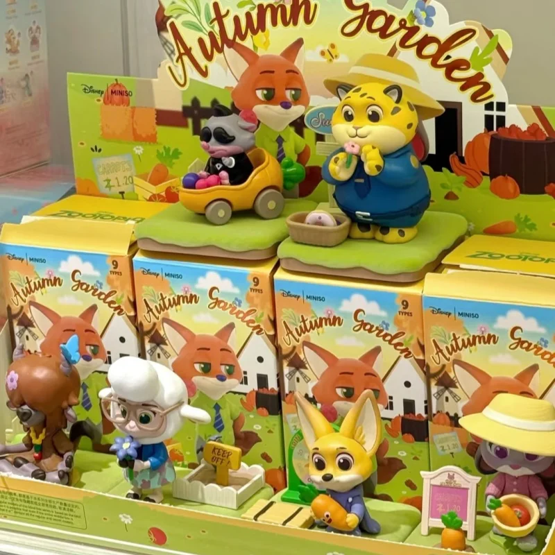 

Маленькая кукла Zootopia, серия «Сидячая поза», слепая коробка-Джуди/Ника, украшение для рабочего стола, коллекционные фигурки, детские подарки на день рождения