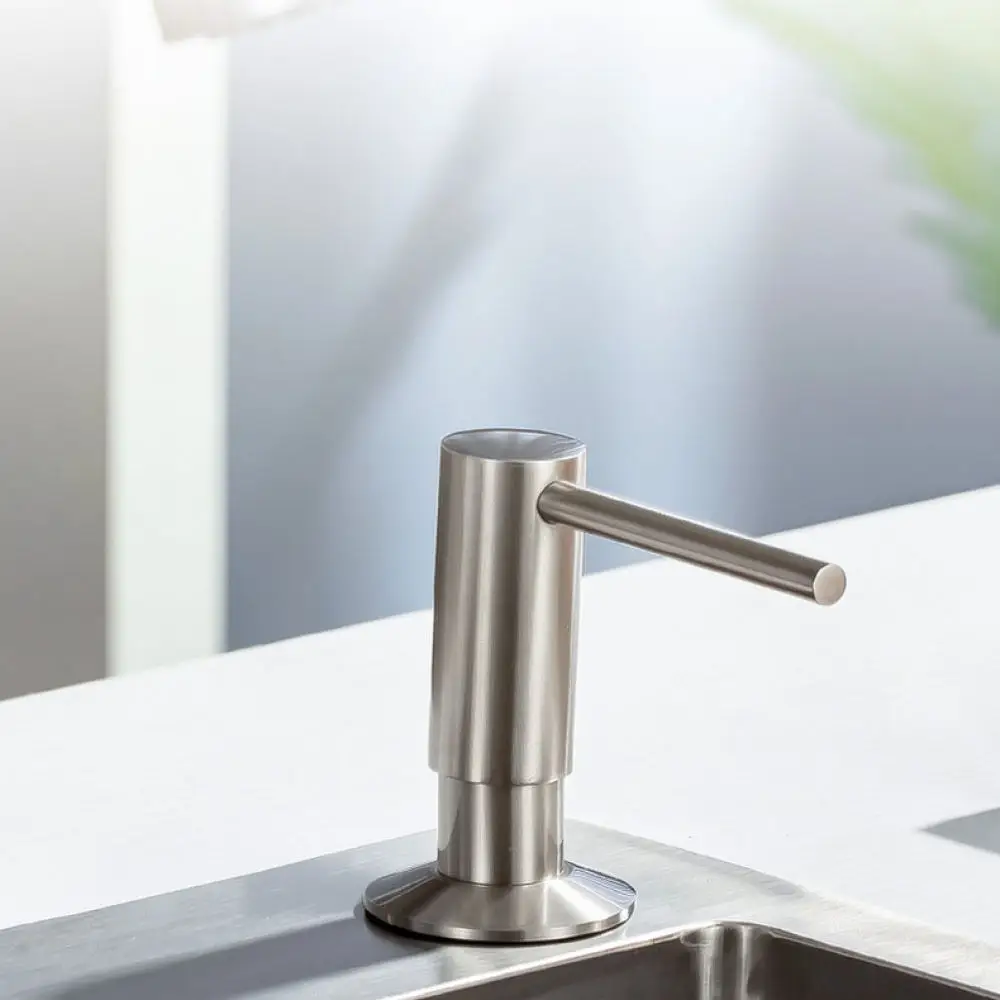 Kitchen Countertop Soap Dispenser Brass Pump For Xiju Extension Tube Kit Detergent Applicator Sink Mounted Hardware