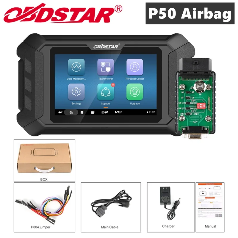 Originall OBDSTAR P50 Airbag Reset Intelligent Equipment SRS Reset Scanner Covers 86 Brands and Over 3000+ECU Part No.with P004