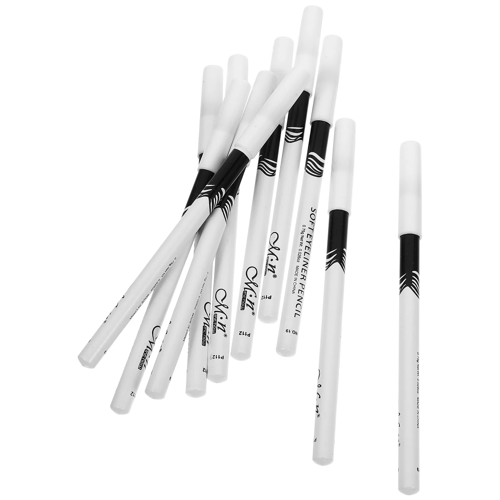 10 pz sdraiato baco da seta Eyeliner matita impermeabile sotto evidenziatore bianco disegno matite occhi sopracciglio