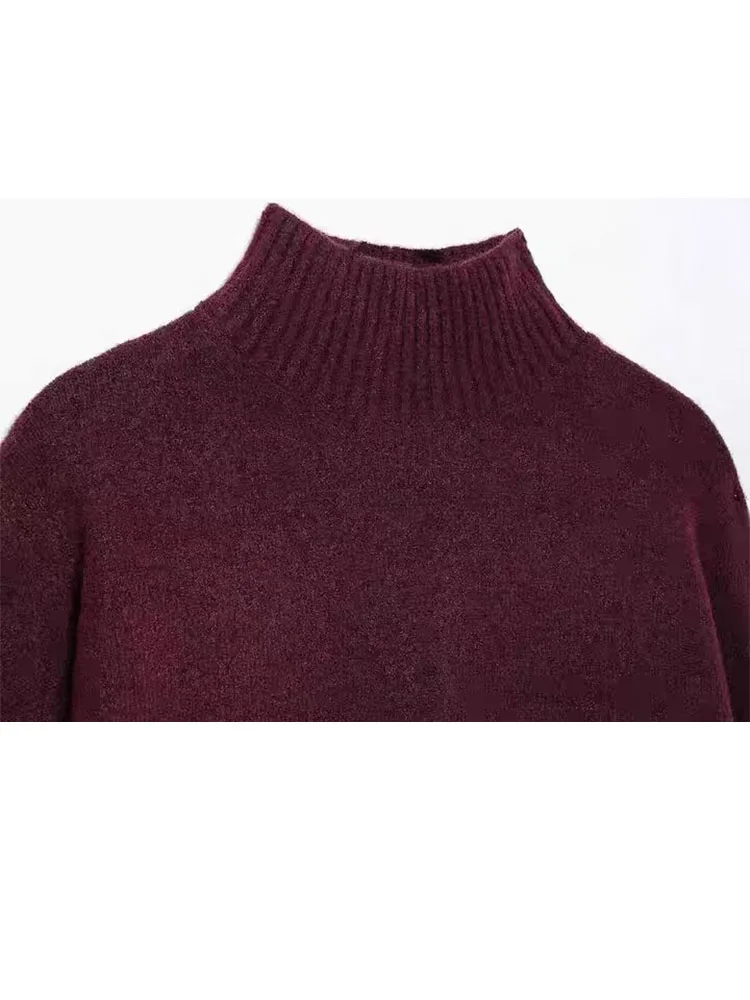 HH المرأة الموضة تنوعا الصلبة لينة الوقوف طوق سترة بلايز أنثى الشتاء شارع العليا عادية كم طويل البلوز سترة