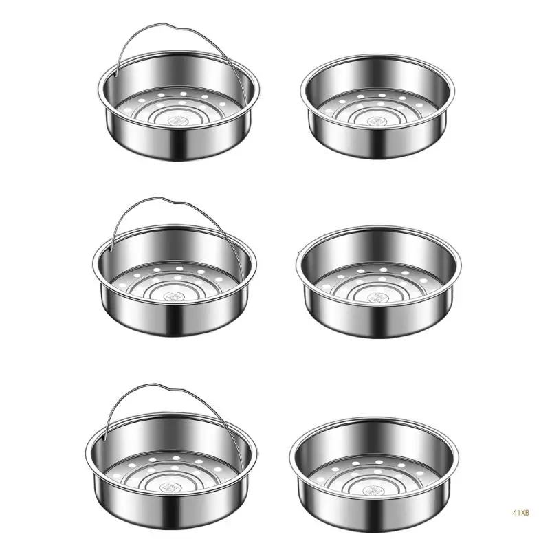 

41XB Stainless Steel Steamers Basket for Cooking Dim Sum and Rice Kitchen Accessories