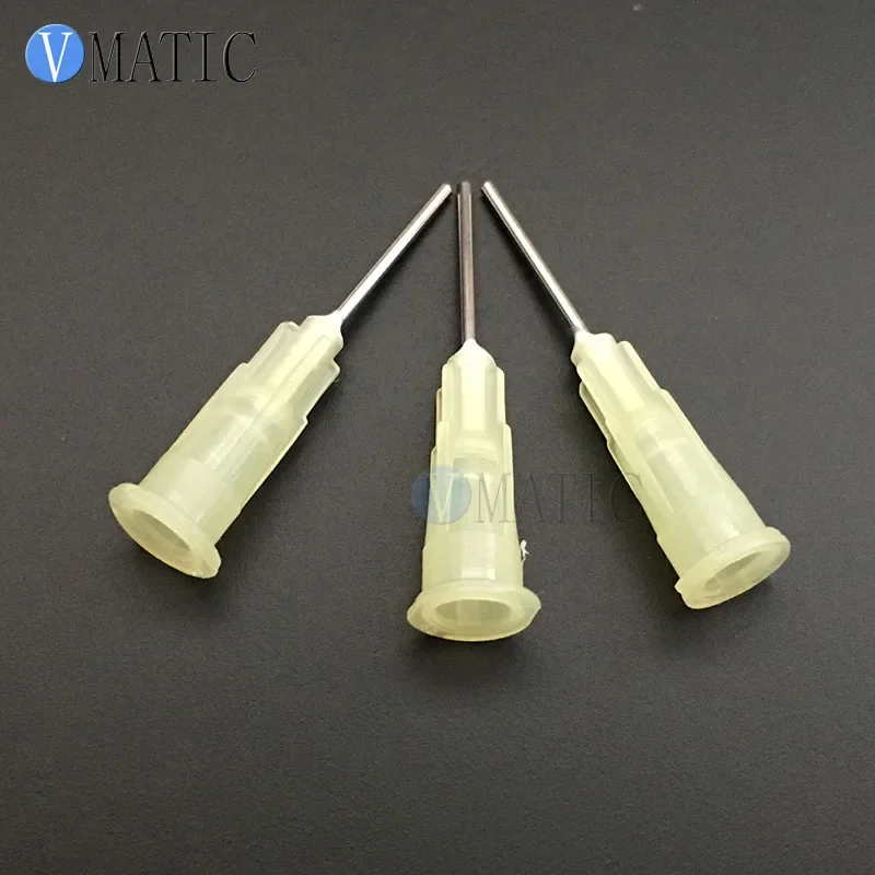 Free Shipping 19G Luer Slip Dispenser Needles 0.5'' Dispensing Needles Tips 1/2 Inch