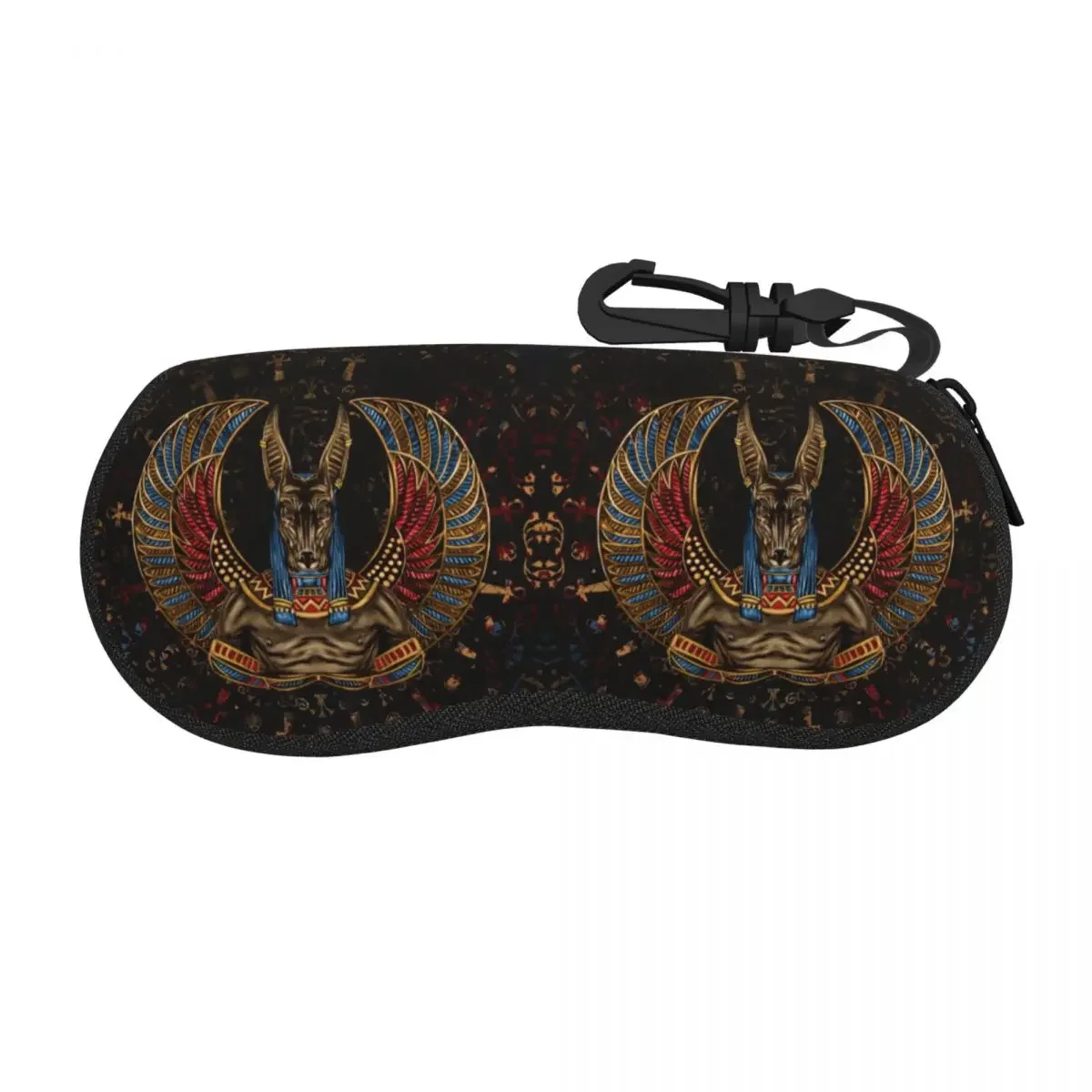 Custom Anubis Egyptian God Shell Eyeglasses Protector Cases Fashion Sunglass Case Ancient Egypt Glasses Bag