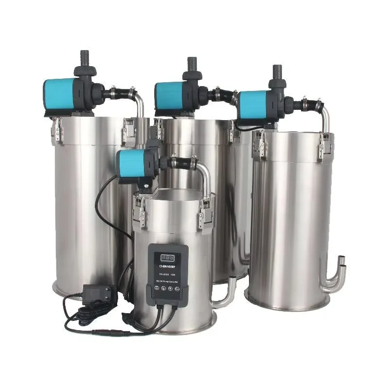 External accessories for stainless steel aquarium, tank-type water filter