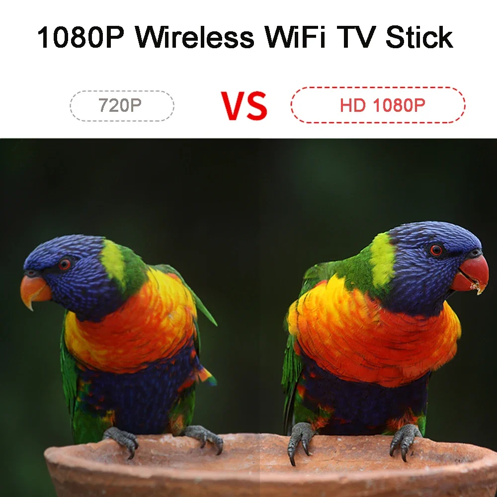 M2 Plus TV Stick Wireless WiFi Display Receiver TV Dongle 1080P Screen HDMI-Compatible