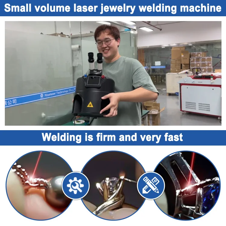 Desktop Jewelry Spot Laser Welder Mini Jewelry YAG Laser Welding Repair Machine for Gold Silver Jewelry