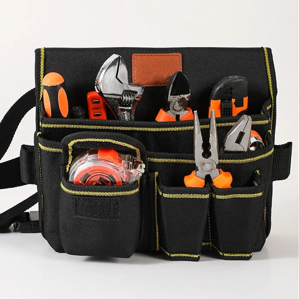 

Multifunctional Hardware Tool Storage Bag Large-capacity Wear-resistant Tool Belt Bag Durable Oxford Cloth Waist Pack Carpenters