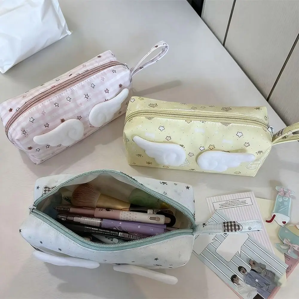 حقيبة أقلام جديدة على شكل نجوم الملاك مع مقبض مقلمة كرتونية ذات سعة كبيرة هدية حقيبة أدوات مكتبية مستلزمات الطلاب #2