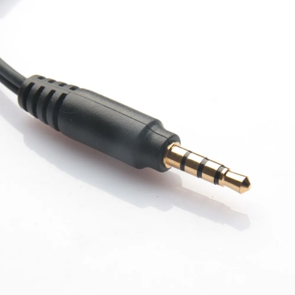 3.5mm Audio Cable Audio Male To 2 Female 3.5mm Microphone Separator Audio Converter Headset Adapter Cord Audio Splitter Cable