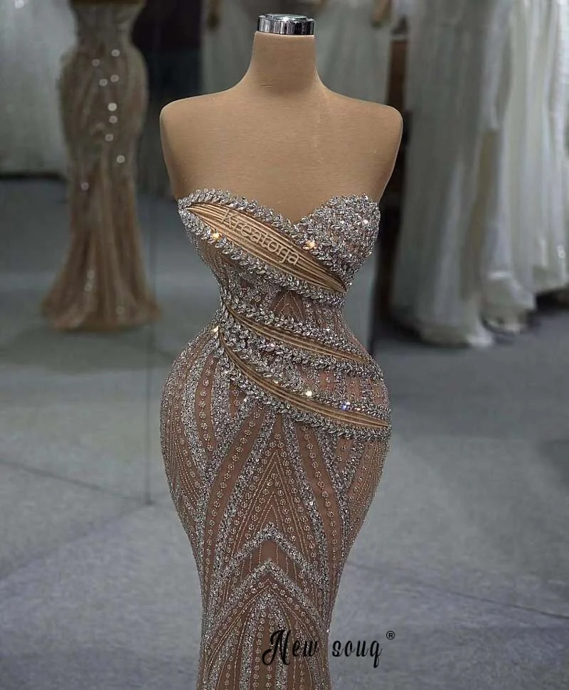 Sweetheart Mermaid Beaded Prom Dresses Long Wedding Guest Gowns Customized For Gala Party Women's Birthday Reception Dresses New