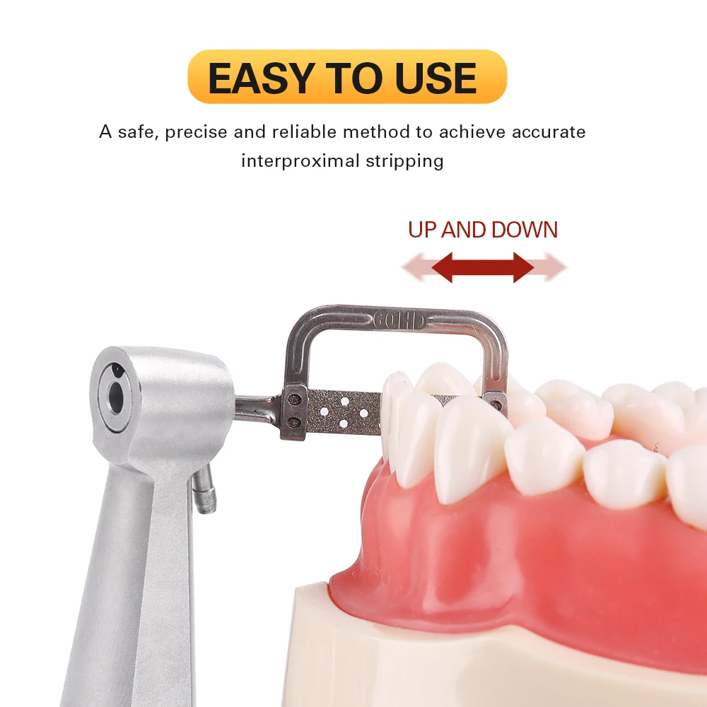 AZDENT Dental 4:1 Reduction Contra Angle Dental Handpiece Interproximal Strips 1:1 Reciprocating Interproximal Strip Polisher