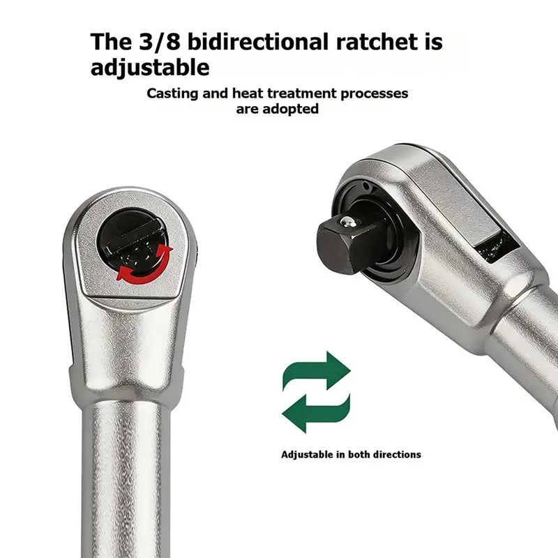 DTEN-Electric Ratchet Wrench 3.6V Type C 320RPM High Torque Adjustable Spanner, For Automotive Repair Hand Tool Set
