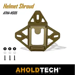 Aholdtech Wendy 3.0 Helmet Shroud Three Hole NVG Mount Adapter for FAST MICH WENDY Tactical Bulletproof Helmet Accessories