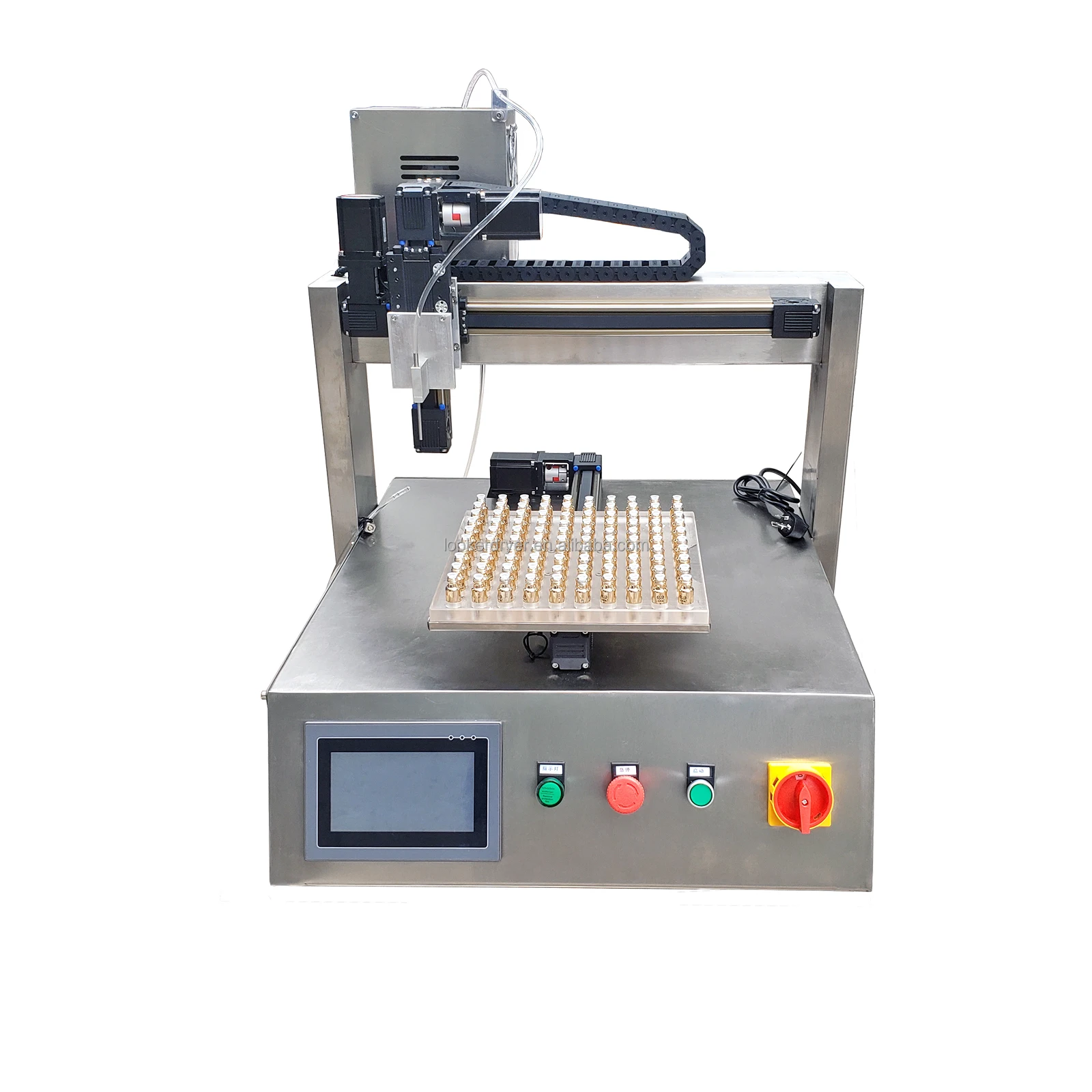 High Accuracy 1ml 10ml Min 0.1ml Laboratory Chemical Cosmetic Aseptic Liquid Filling Machine