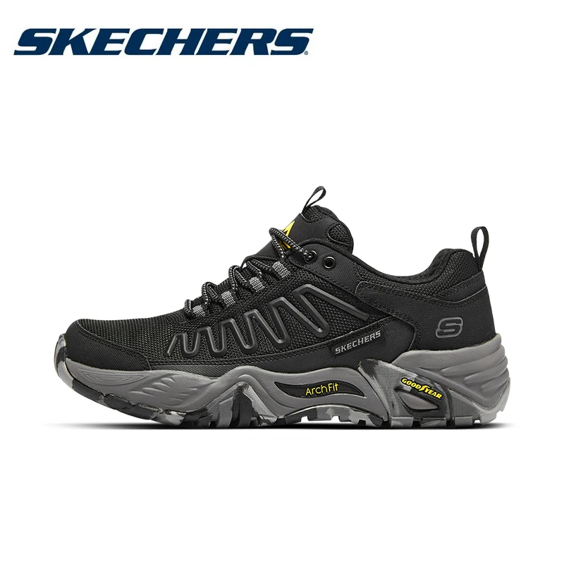 Skechers Original Men Sneakers ARCH FIT Outdoor Sports Lace Up Shoes Wear-resistant Non Slip Men's Walking Hking Sneakers tenis