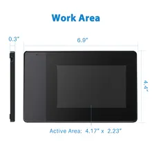 420 Drawing Tablet 4 Inch Signature Pad with Stylus #5