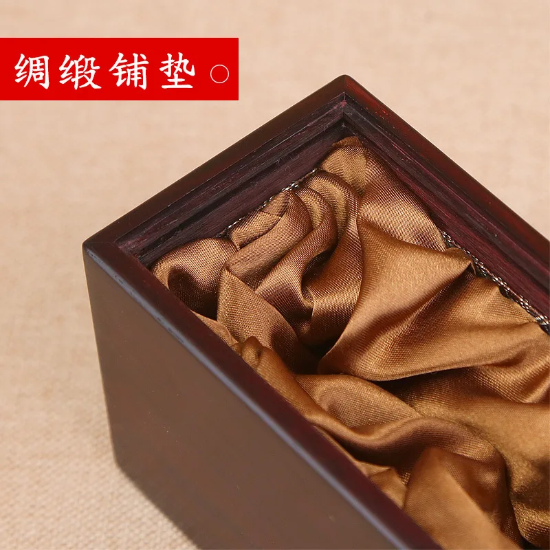 Redwood jewelry box, rosewood solid wood collection box