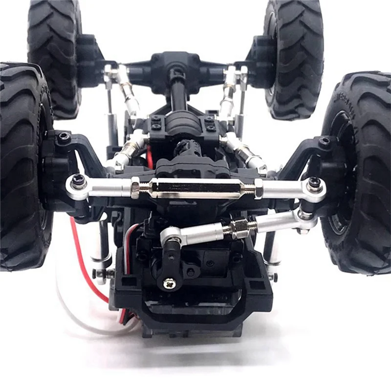 

AS96-RC Car Spare Parts Adjustable Metal Steering Link Tie Rod Kit For FMS 1/24 Xiaoqi FCX24 RC Car Replacement Parts