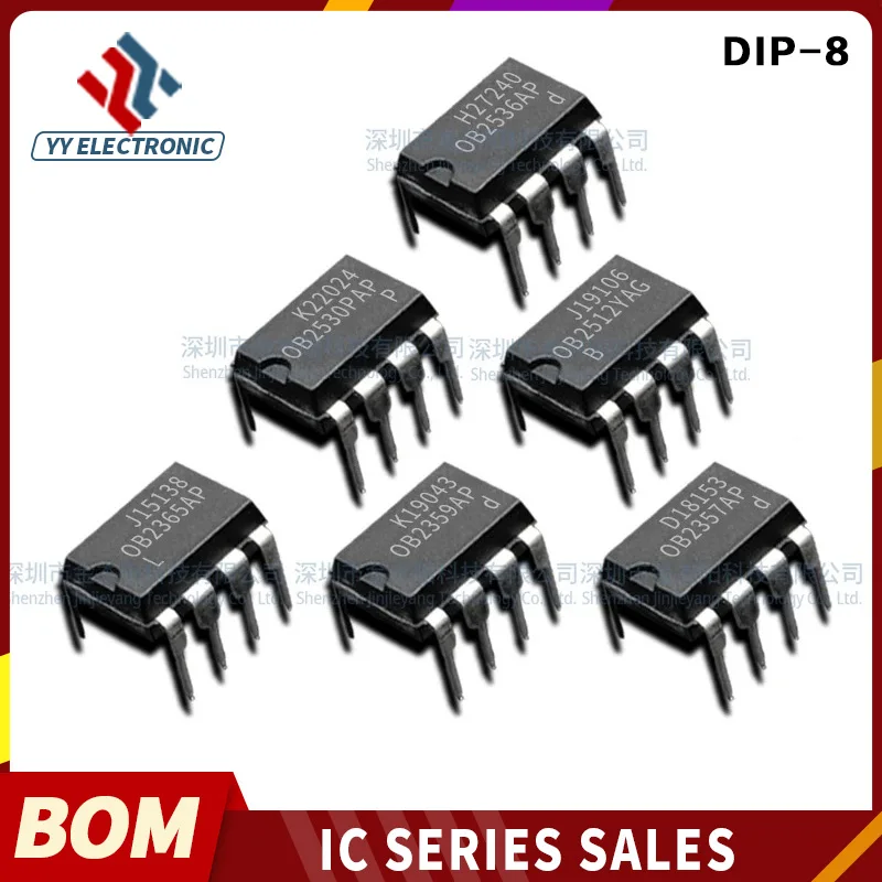 10 Pieces OB2357AP OB2359AP OB2365AP OB2512YAG OB2530PAP OB2536AP DIP8