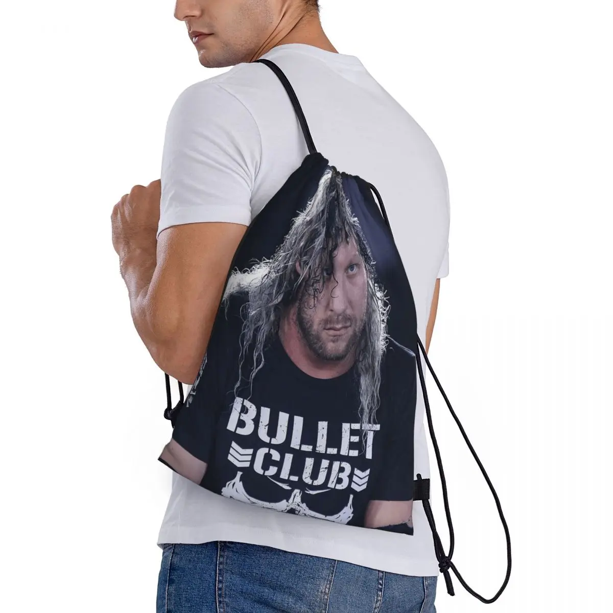 

Рюкзаки Kenny Omega Kenny The Champ, портативные сумки на шнурке, спортивные сумки, сумки для книг для мужчин, женщин, студентов