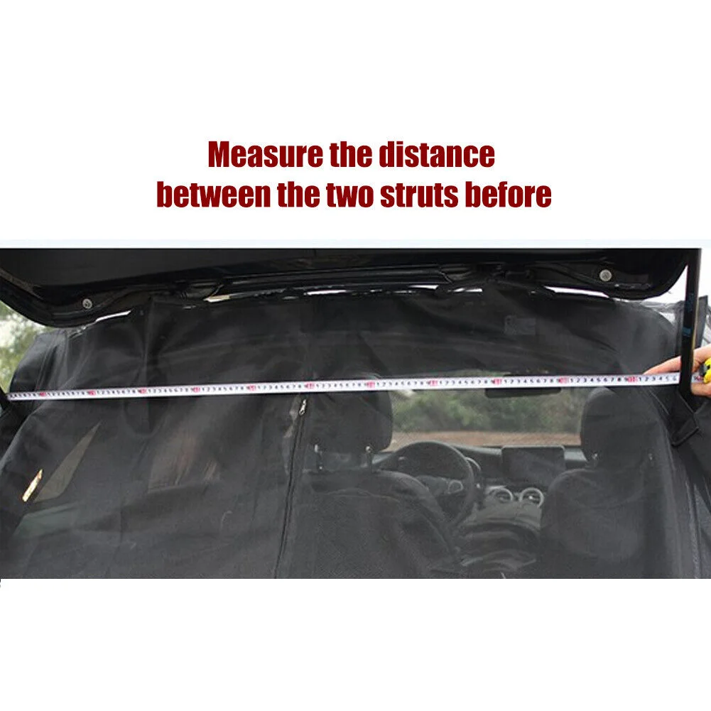 Tailgate Net Rear Windshield Sunshade for Car for ultra Fine Mesh Suitable for SUVs and Vans Protect Interior from Flies