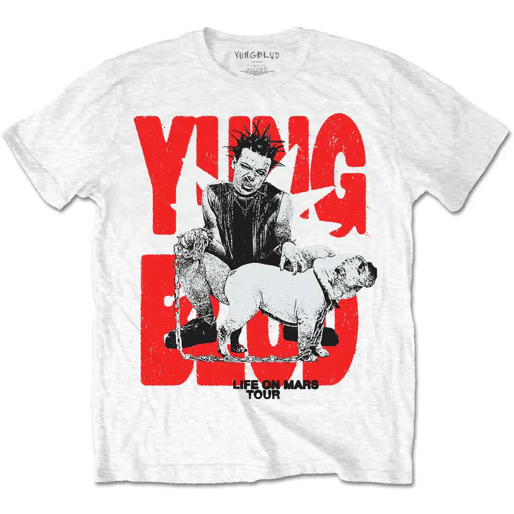 yungblud life on mars tour t shirt