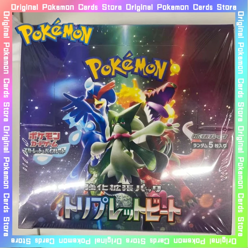 100% original pokemon sv1a booster pacote negociação anime cartão ptcg versão japonesa coleção cartões único pacote brinquedo presentes de aniversário