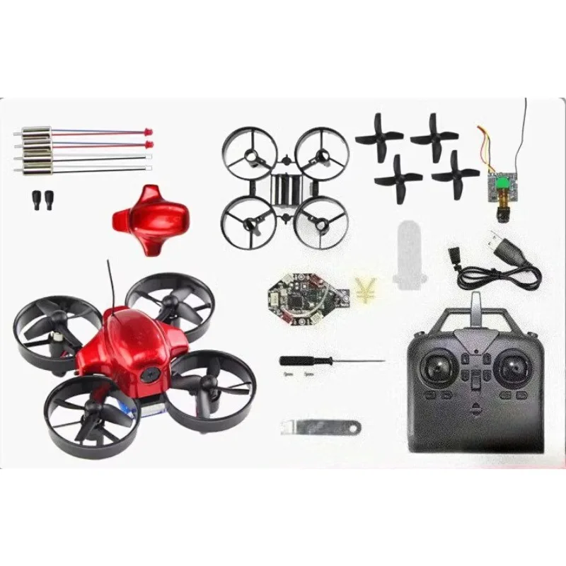

DIY Assembly RC Aircraft Mini Quadcopter Drone Kit Complete Parts Aero Modeling Education Training