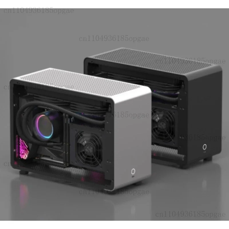 G1 Pro ITX Aluminum Alloy Case Supports Water-cooled Mini Tower Chassis With Tempered Glass Side Panels