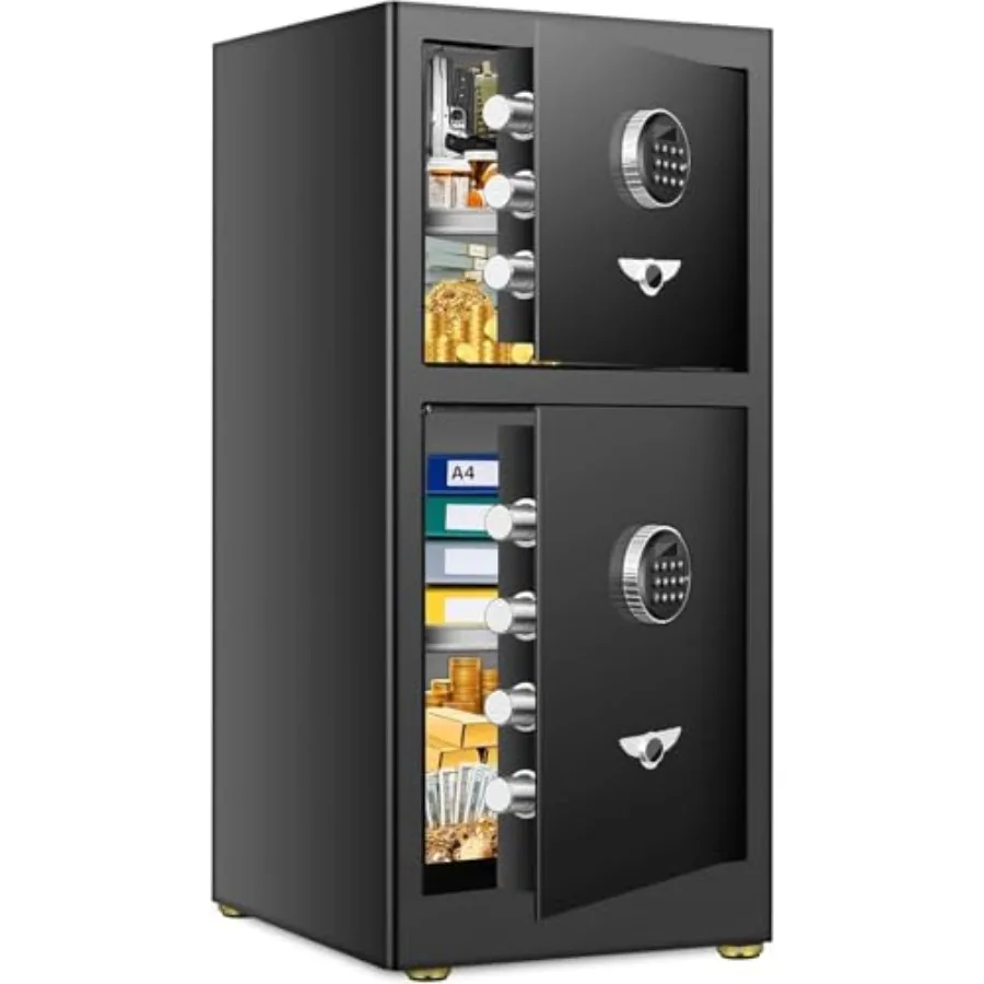 

[ ] Сейф для дома объемом 7,9 куб. футов, особо большой, огнестойкий, водонепроницаемый, с [ДВУМЯ СЕЙФАМИ] усиленными цифровыми замками, сверхпрочный сейф-бокс с цифровой системой безопасности.