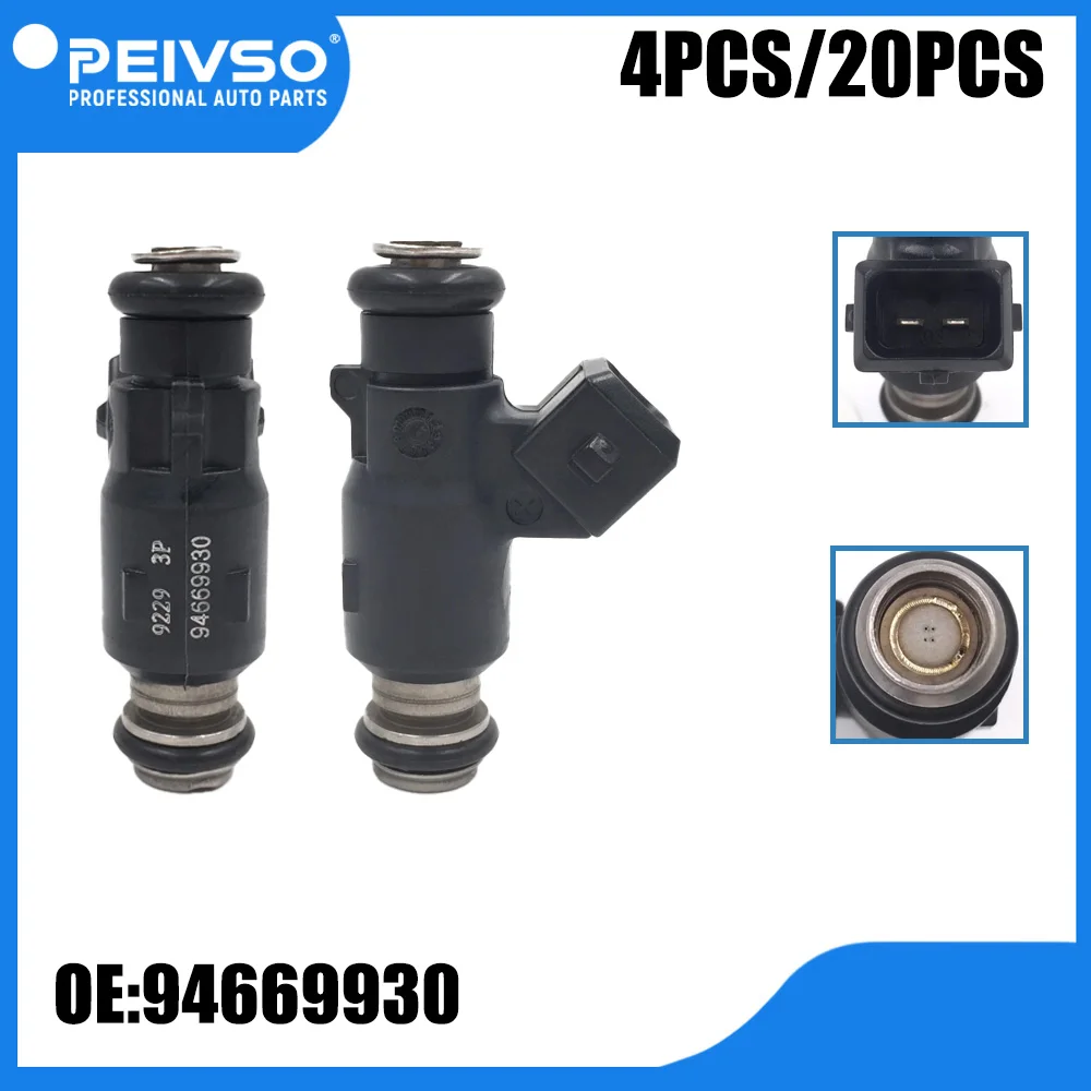 94669930 Inyectores de Combustible (4 y 20 Piezas) para Chevrolet Celta y Chevy Prisma