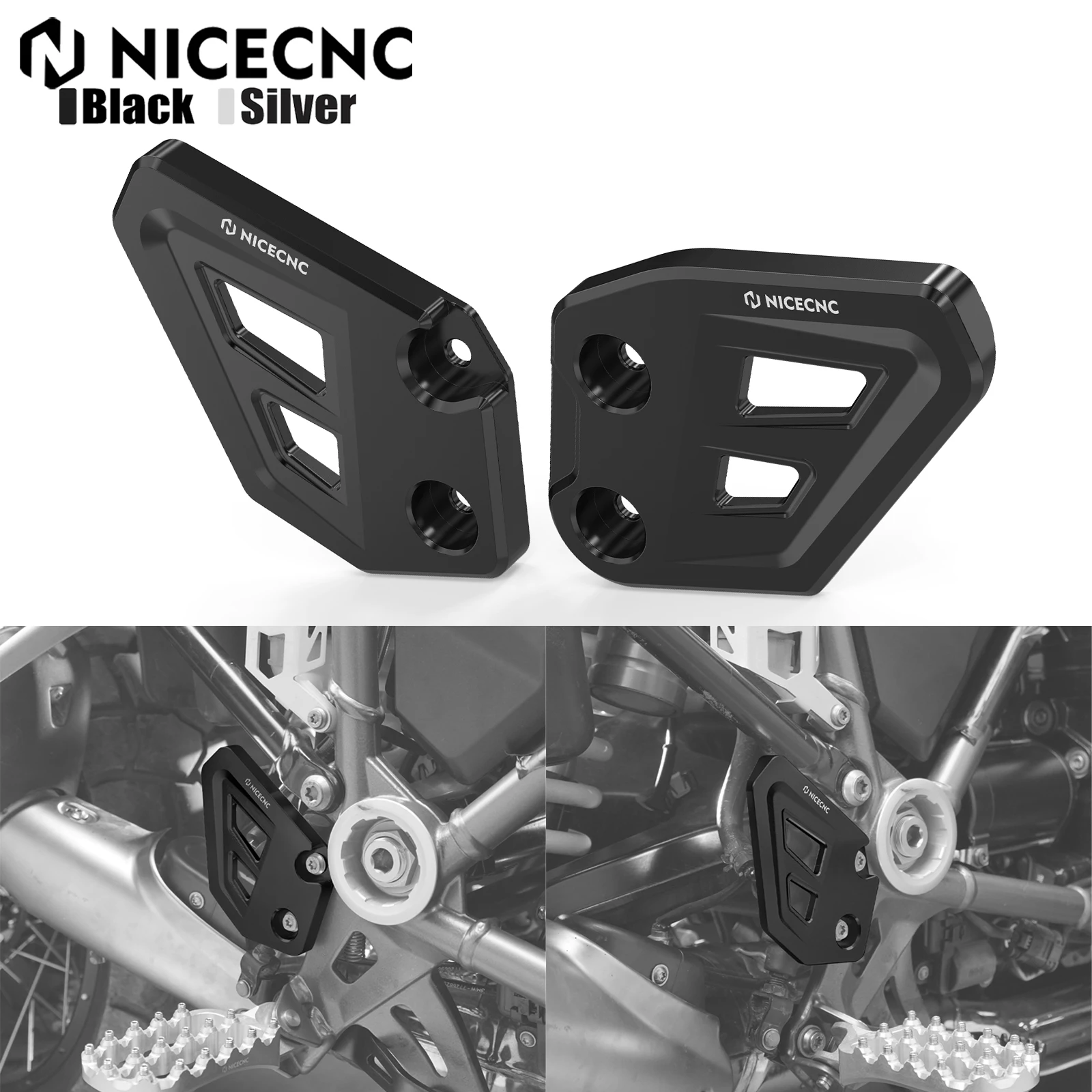 For BMW R 1250 GS R1250GS Adventure 2018-2023 Rear Brake Master Cylinder Guard R1250GS R1250GSA R 1250 GS ADV 2020 2021 2022