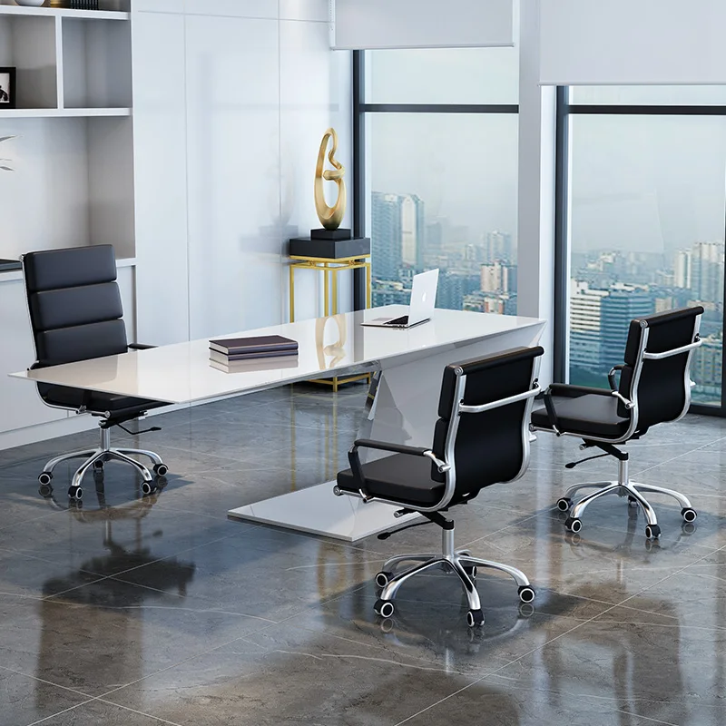 Modern Meeting Office Chairs Computer Living Room Handrail Bedroom Chairs Comfort Sedentary Salon Furniture Sillas Oficina FYOC