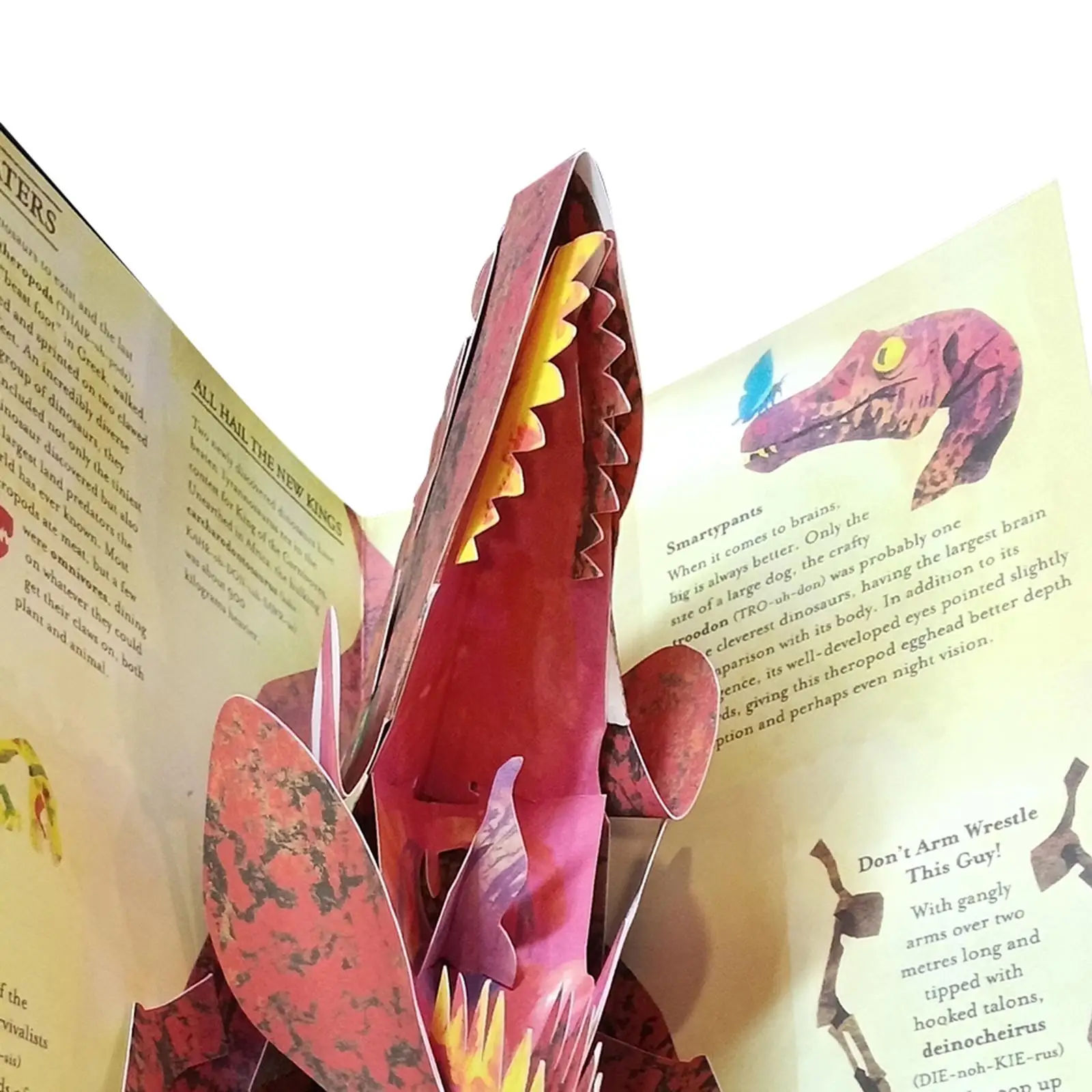 كتاب ديناصور ثلاثي الأبعاد كتاب التعليم المبكر المضحك مع صفحات تفاعلية للأطفال الأولاد والبنات والأطفال الصغار هدية لمحبي الديناصورات