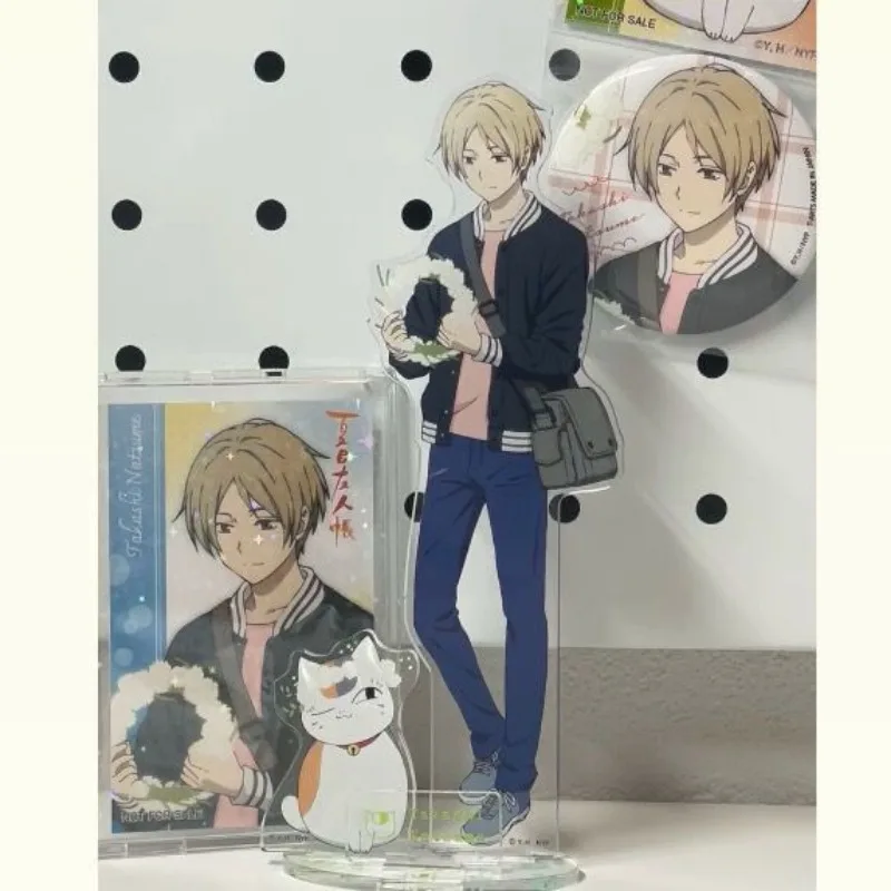 Anime Natsume Yuujinchou Acrylic Stand Keychain Takashi Natsume Figure Madara Keyring Shuuichi Statue Seiji Desk Ornament Toy